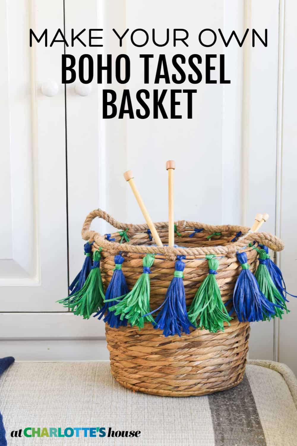 boho toy basket