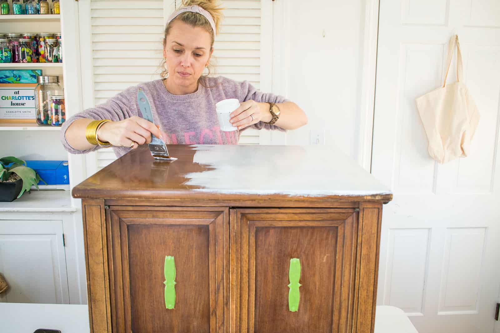 painting with chalk paint