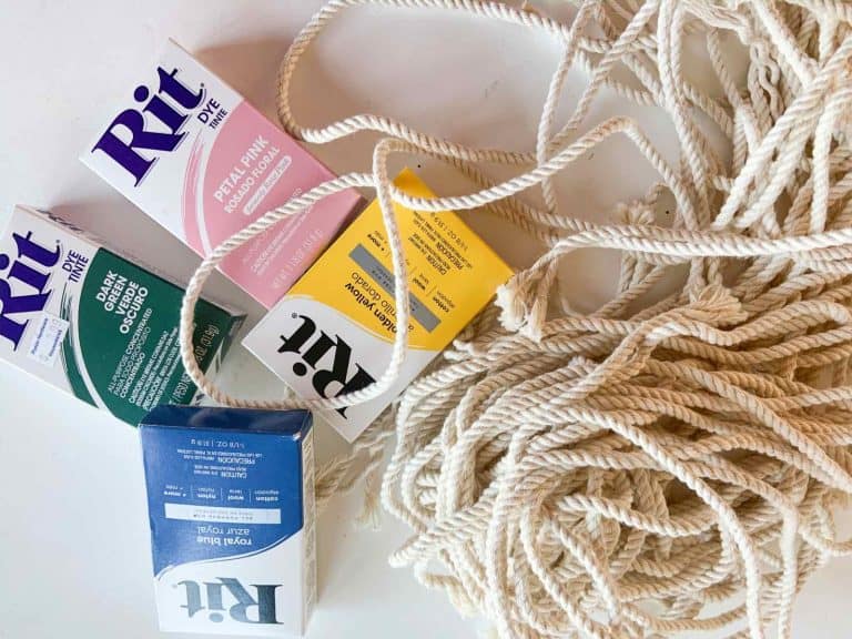 rit dye with rope 1 At Charlotte's House