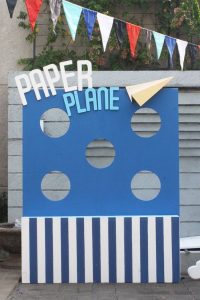 paper airplane target