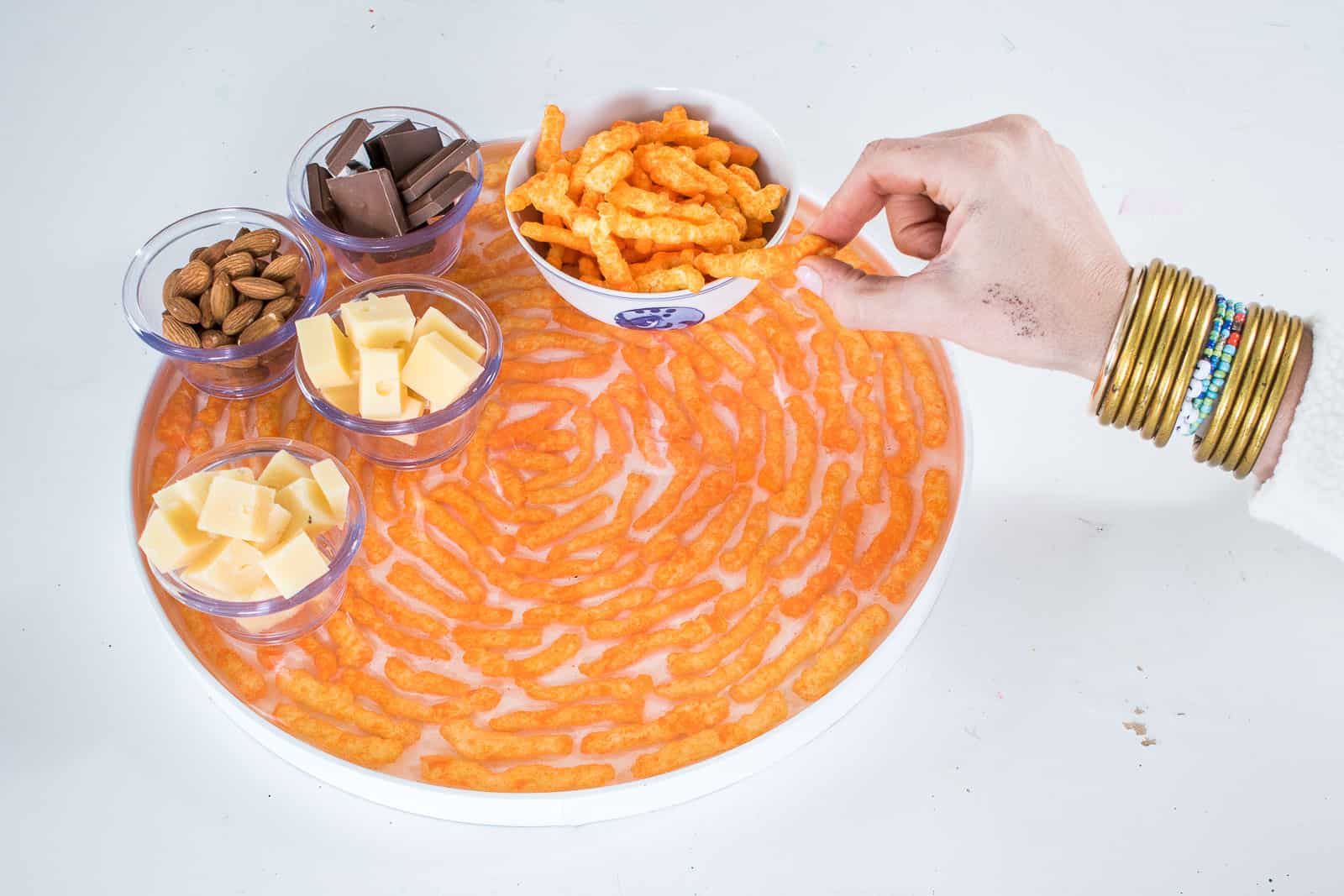 cheetos epoxy tray