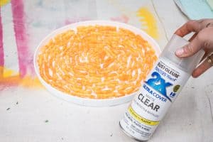 use clear spray to seal cheetos