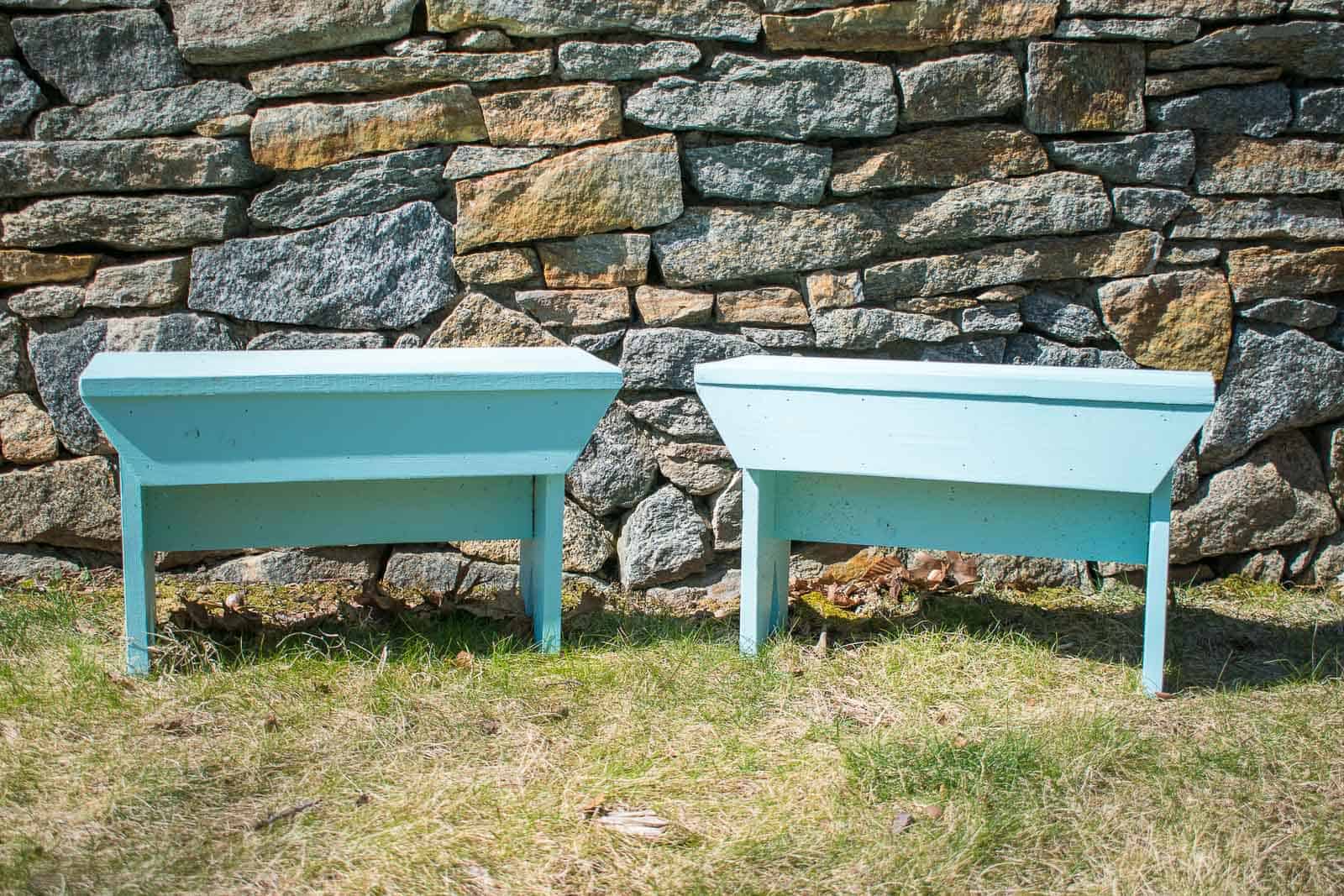 diy wooden farmhouse bench