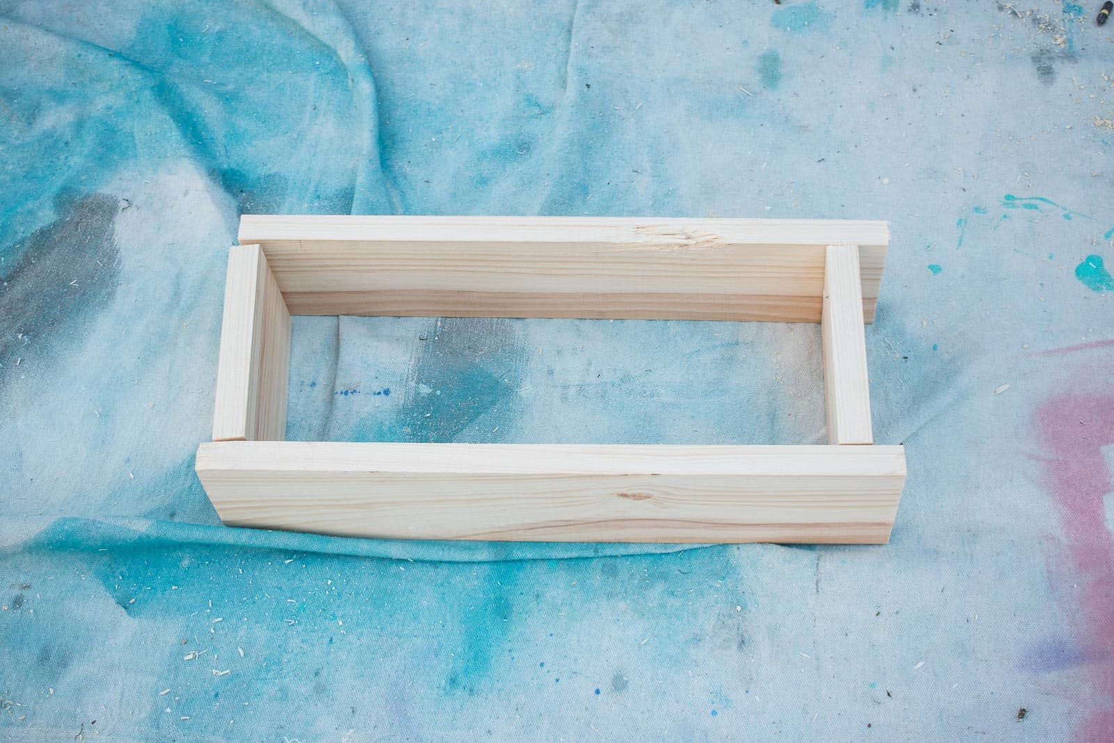 build the frame for the bench