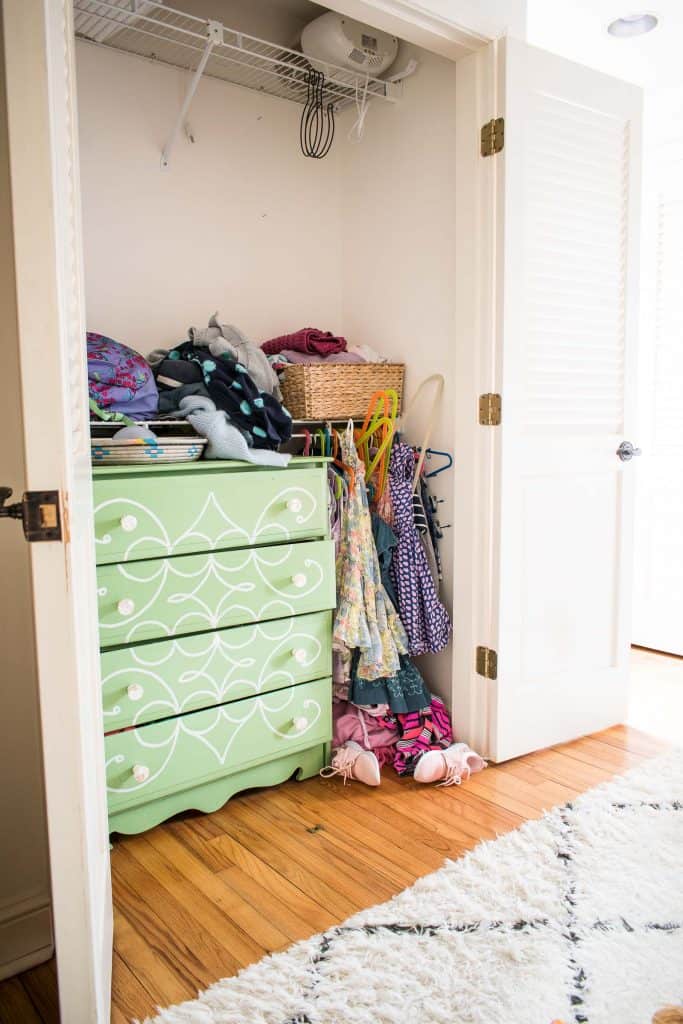 Wallpaper for a Closet Makeover3 At Charlotte's House