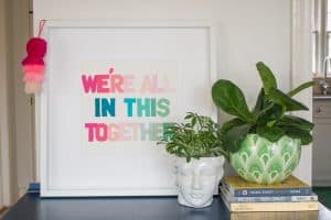frame and display the quote
