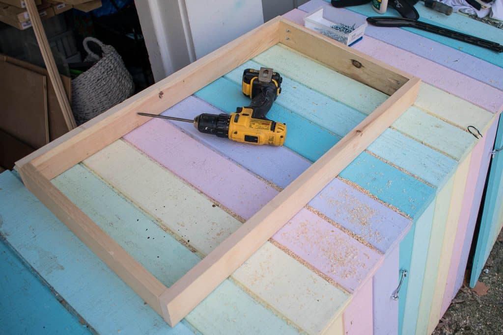 How to Build a Colorful Wooden Cooler Box At Charlotte's House