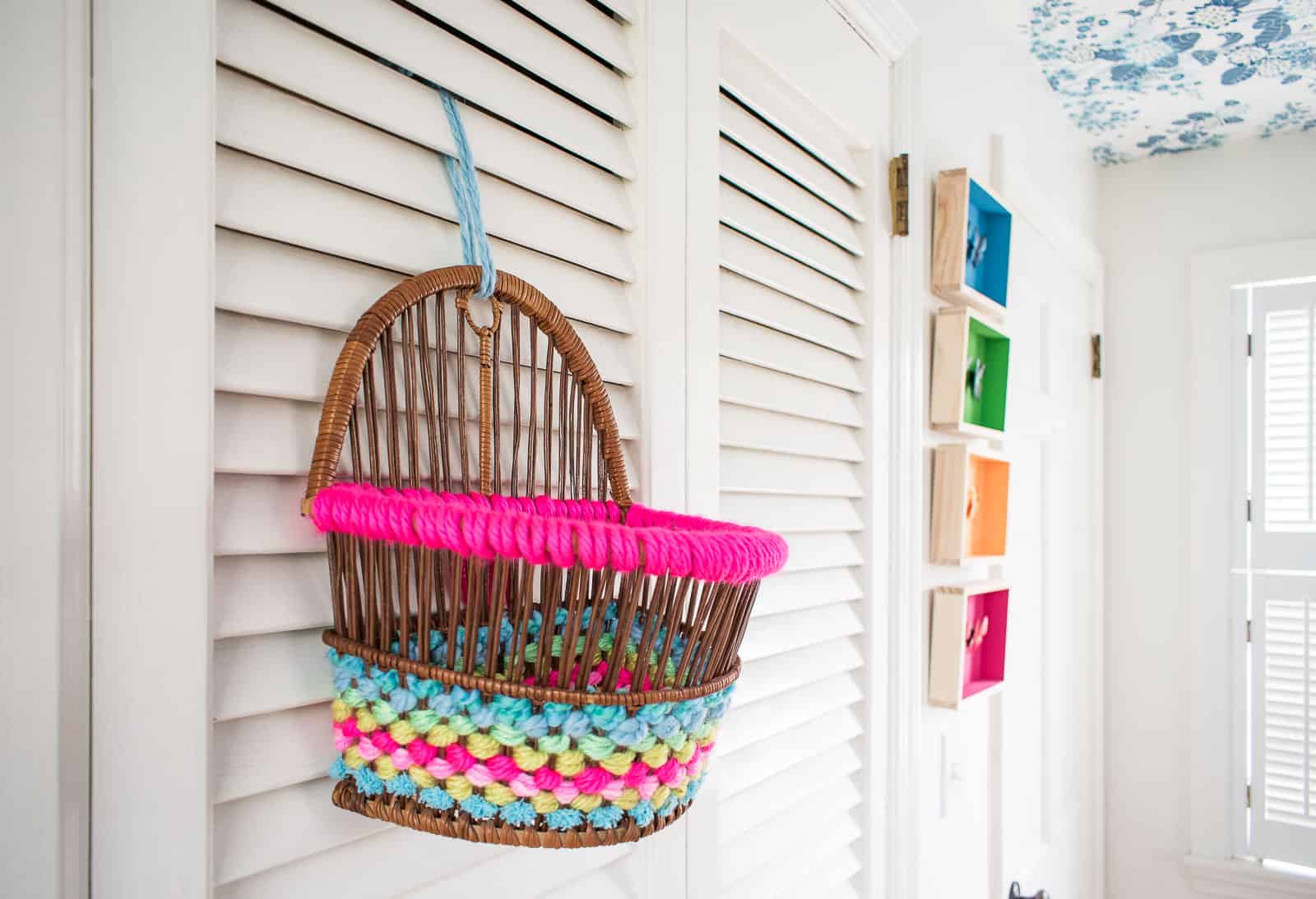 how to makeover a thrift store basket