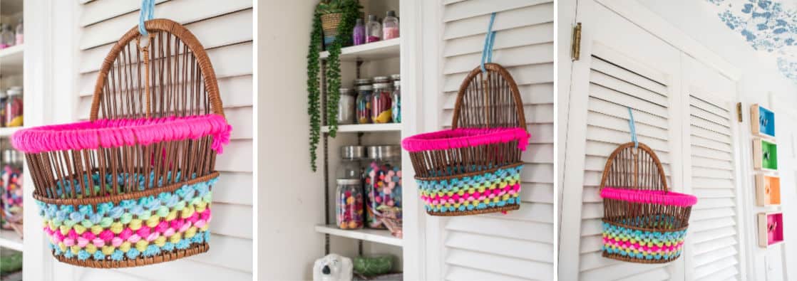 How to Paint Colorful Baskets - At Charlotte's House