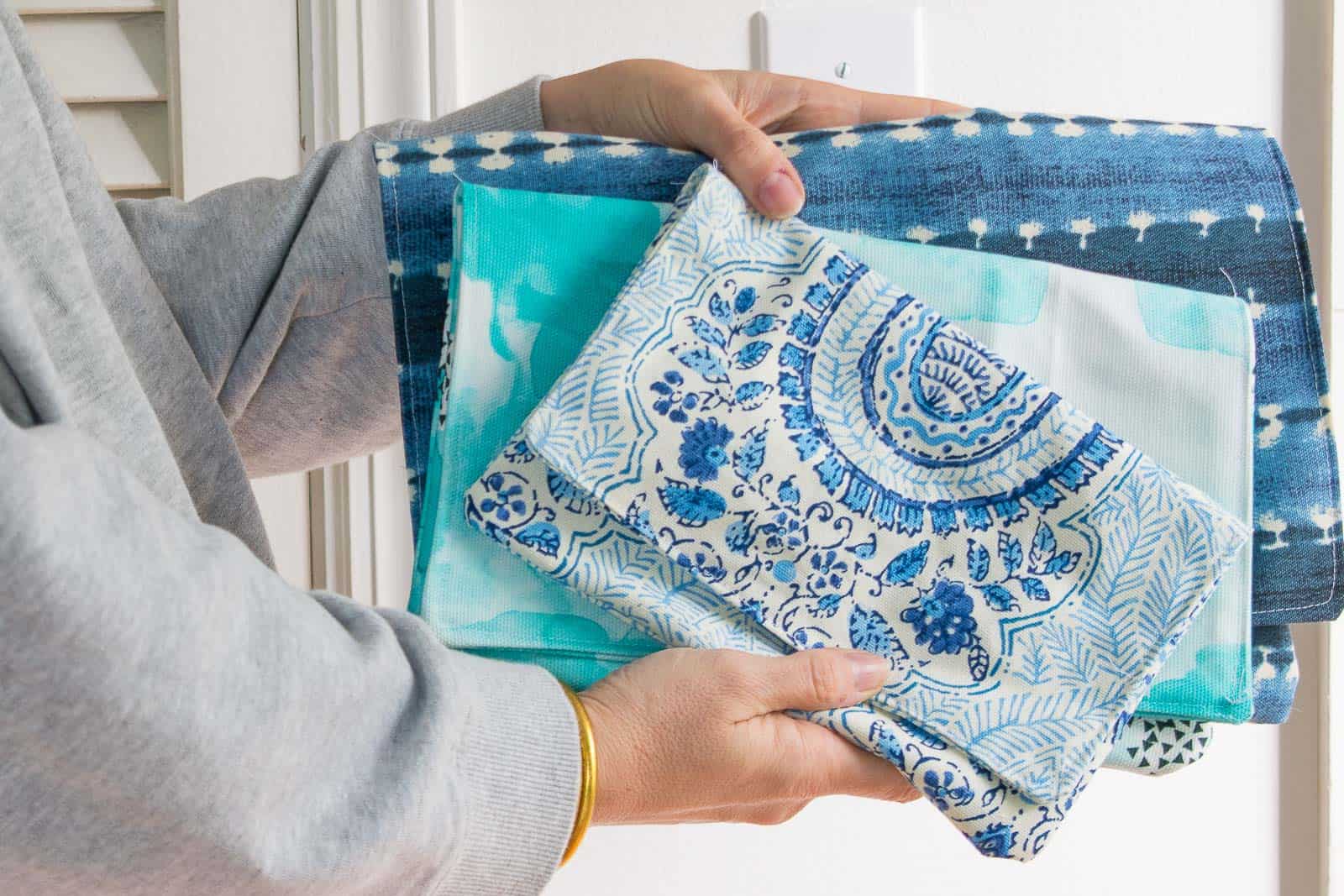 how to sew a fabric clutch