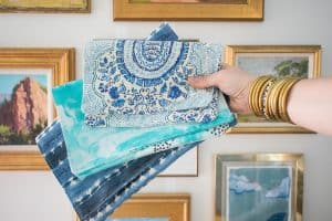 how to sew a fabric clutch
