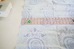 measuring and cutting your fabric