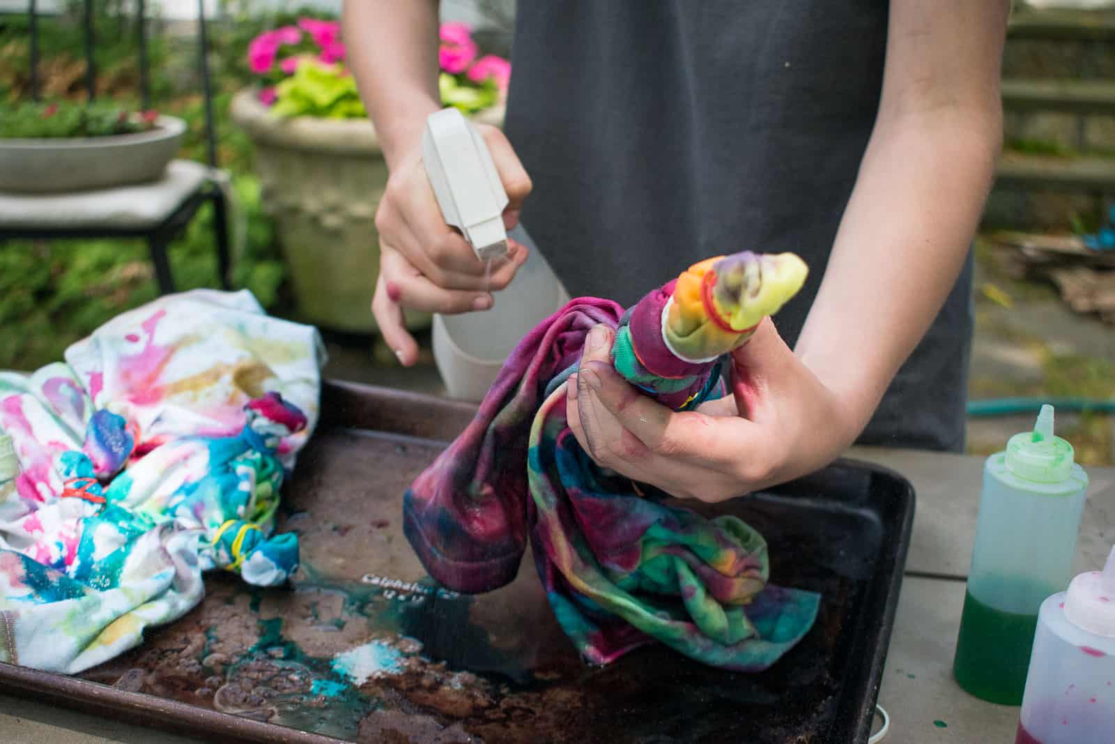 tie dying shirts