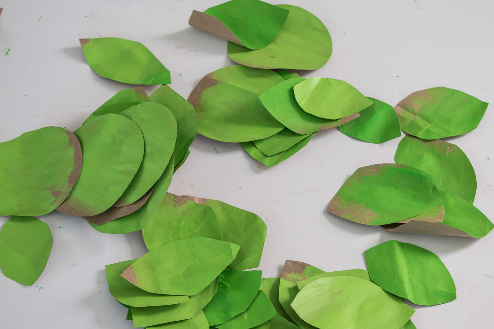 cut out paper petals