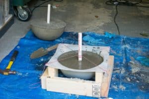release first mold and pour second mold