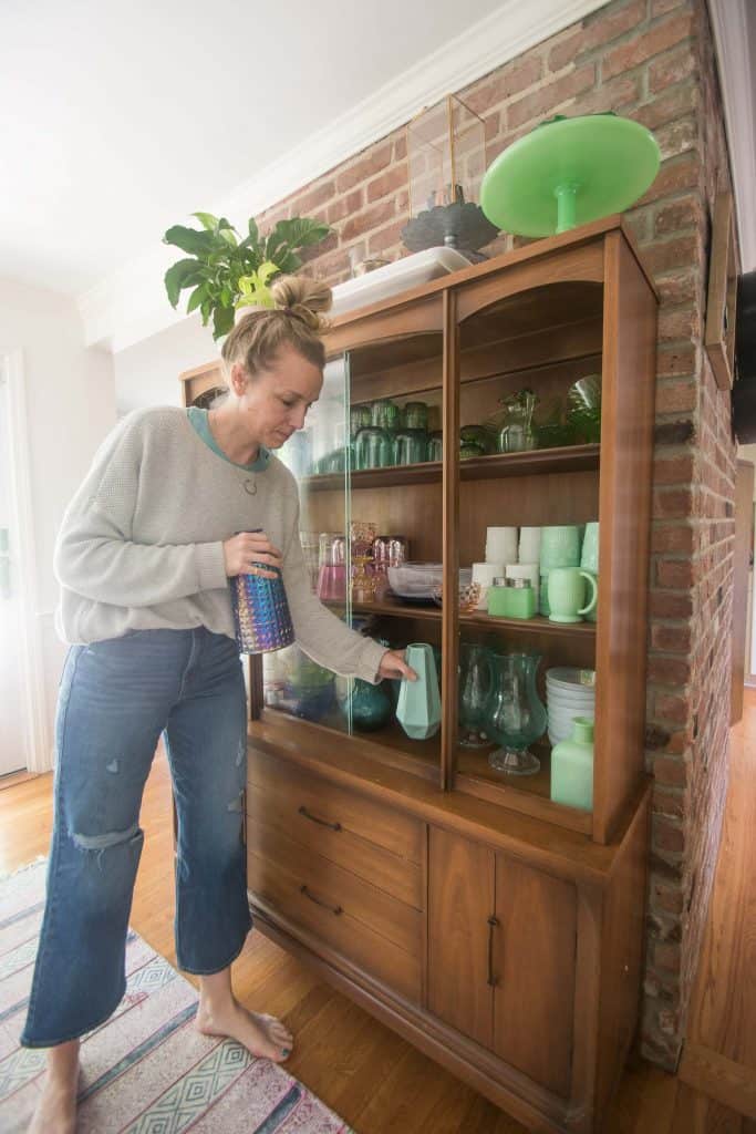 How to Put Wallpaper on Furniture6 At Charlotte's House
