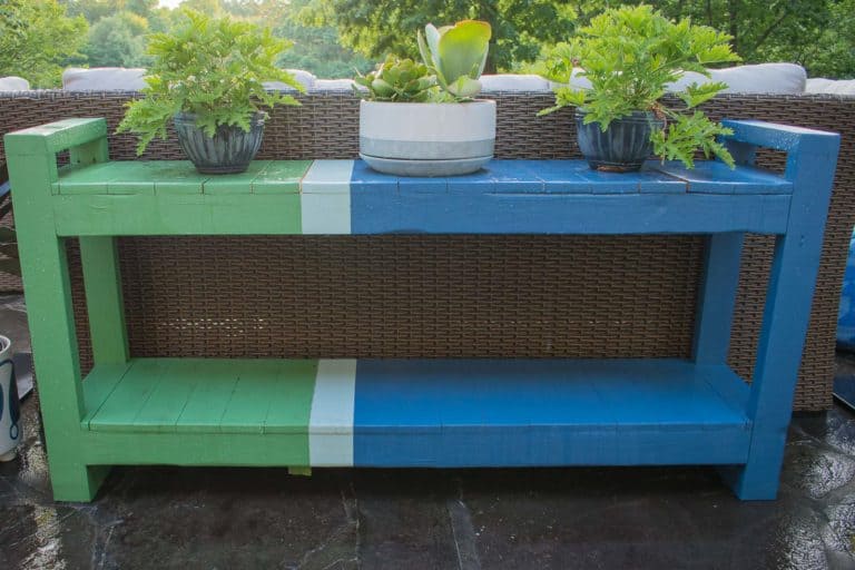 Colorful Painted Outdoor Furniture