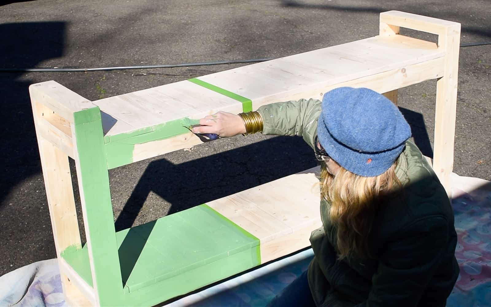 painting the sofa table