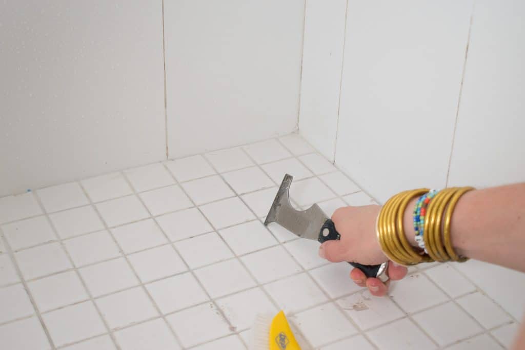 Replacing Grout on a Shower Floor-16 - At Charlotte's House