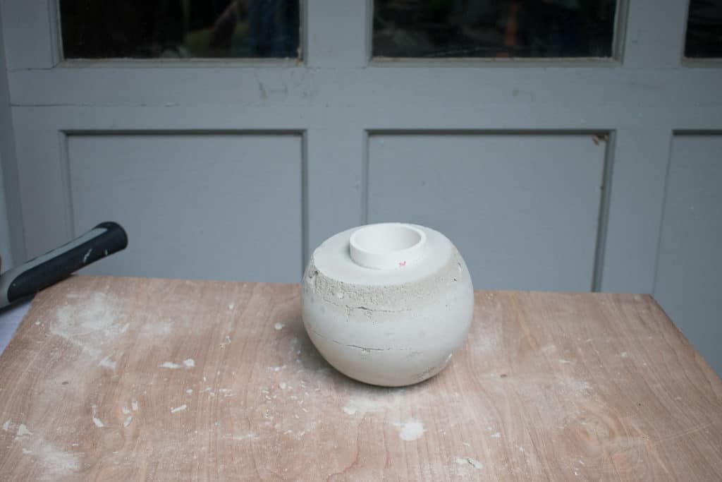 How to Make Easy Cement Orb Planters - At Charlotte's House