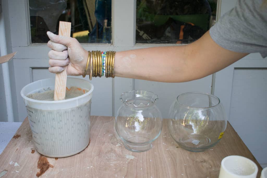 How to Make Easy Cement Orb Planters - At Charlotte's House