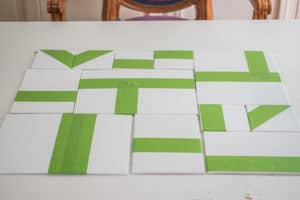 tape the canvas boards