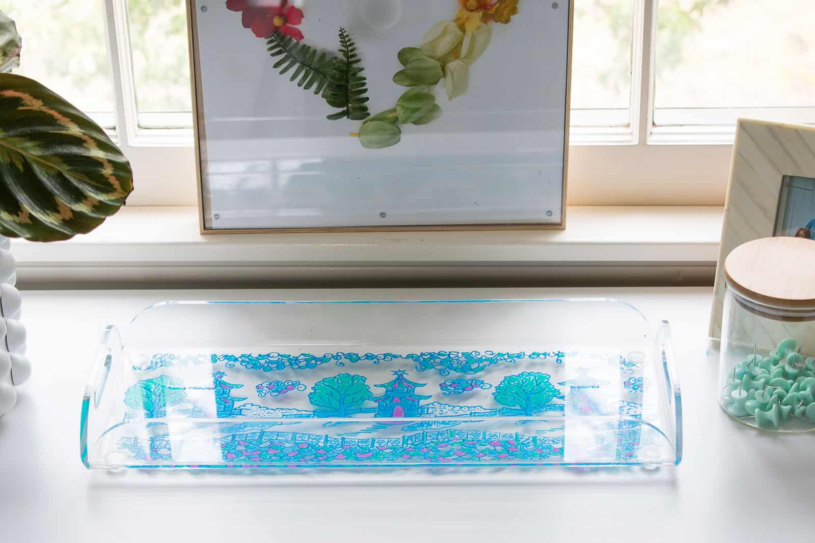 clear tray makeover