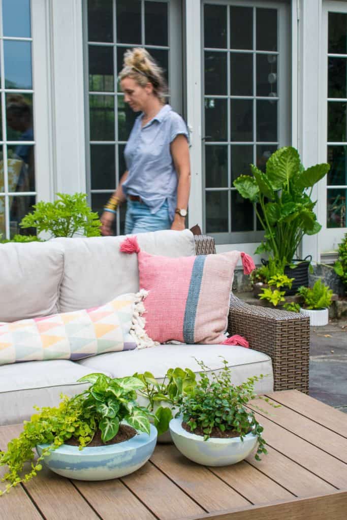 How to Dye Cement Planters-22 - At Charlotte's House
