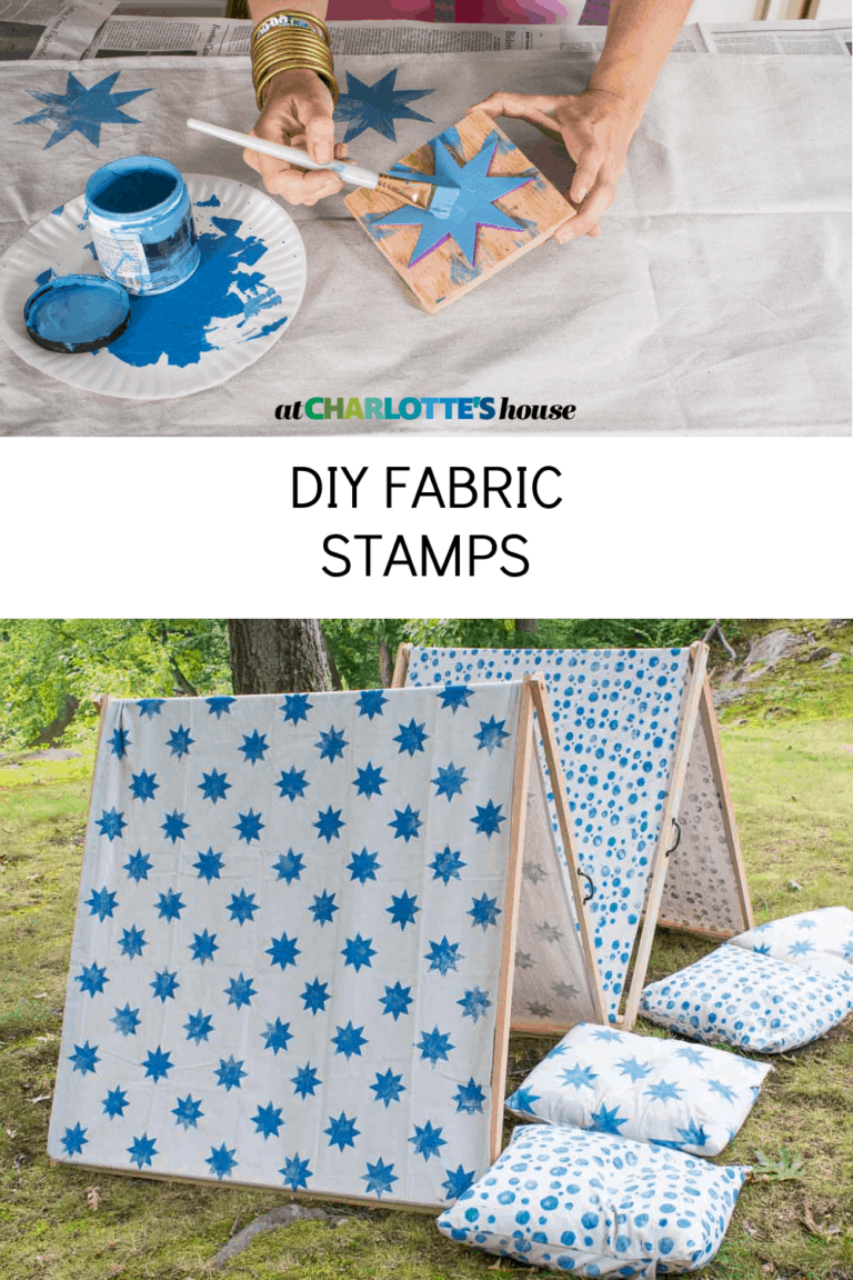 DIY FABRIC STAMPS At Charlotte's House