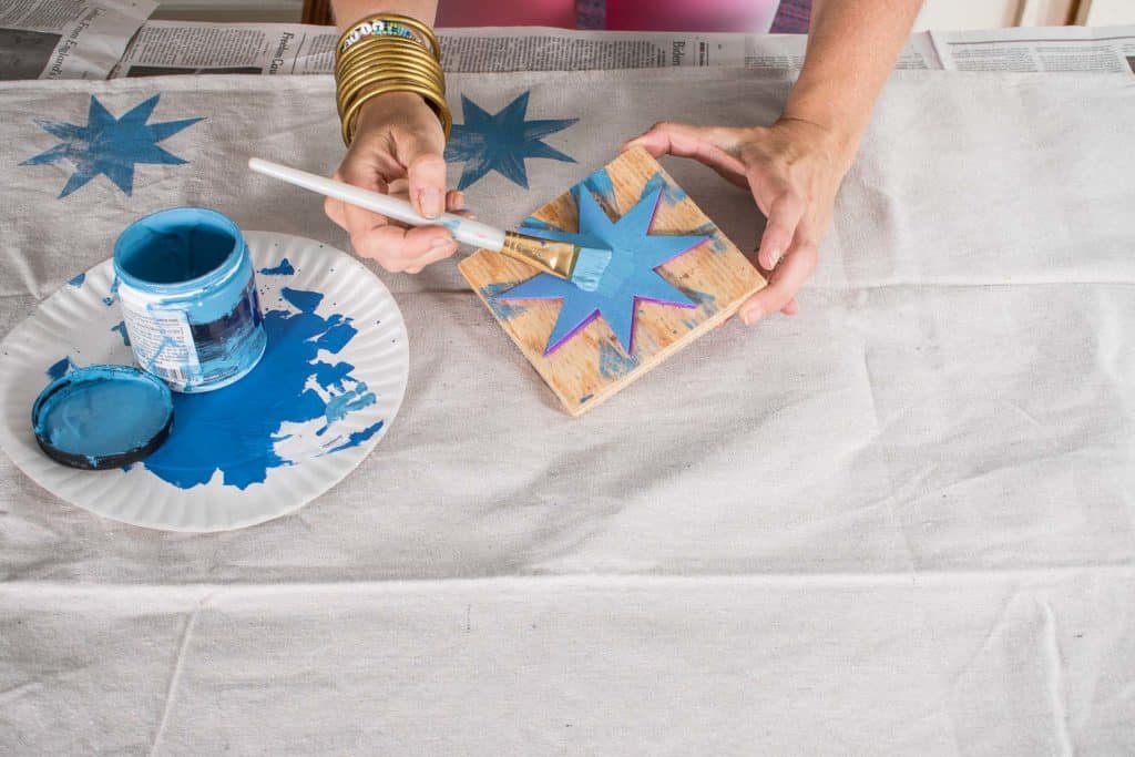 How to Make a Stamp to Print Your Own Fabric At Charlotte's House