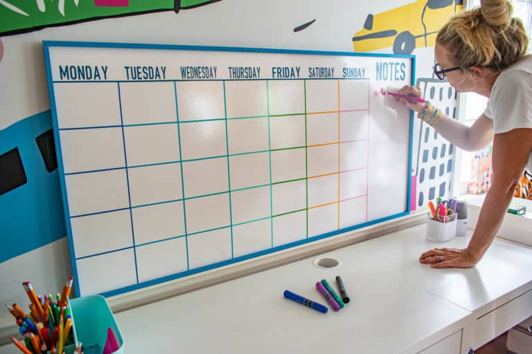 How to Make a Custom DIY White Board At Charlotte's House
