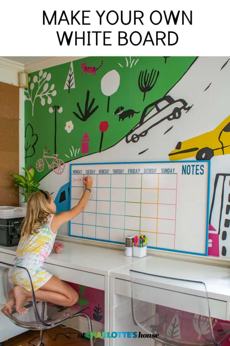 MAKE YOUR OWN WHITE BOARD At Charlotte's House