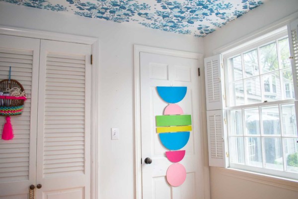Image showcasing Geometric Wall Hanging - At Charlotte's House