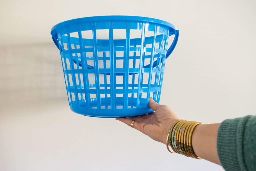 plastic dollar store basket
