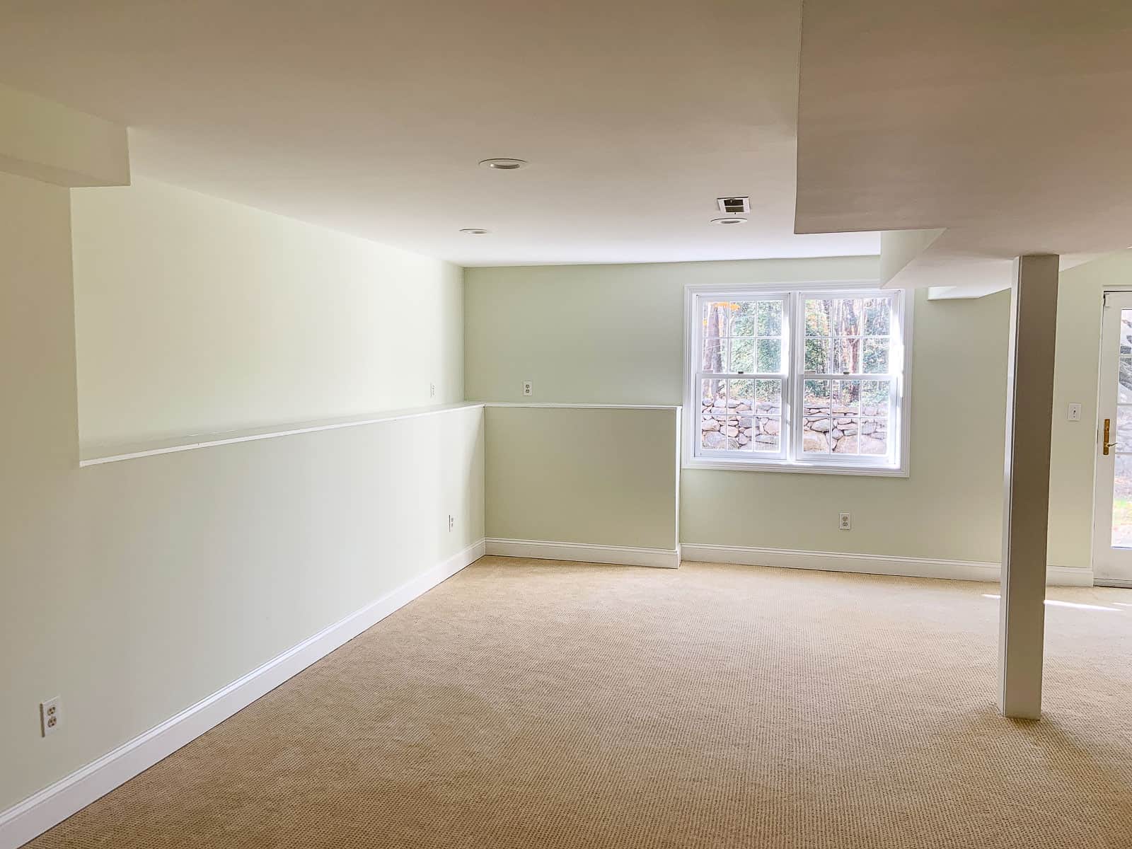 basement playroom before