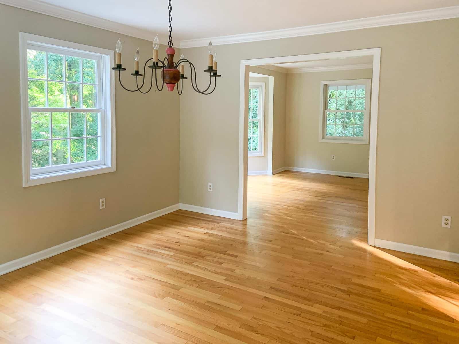 dining room before