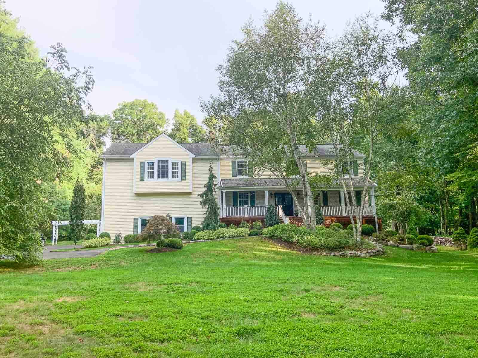 exterior of the front of the house