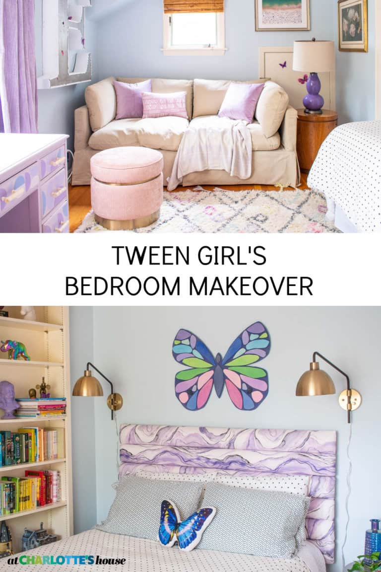 Tween Girl's Bedroom Makeover - At Charlotte's House