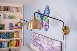 sconces over the bed