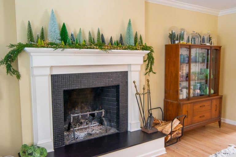 $15 Fireplace Makeover