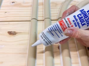 caulk for the sides of the trim