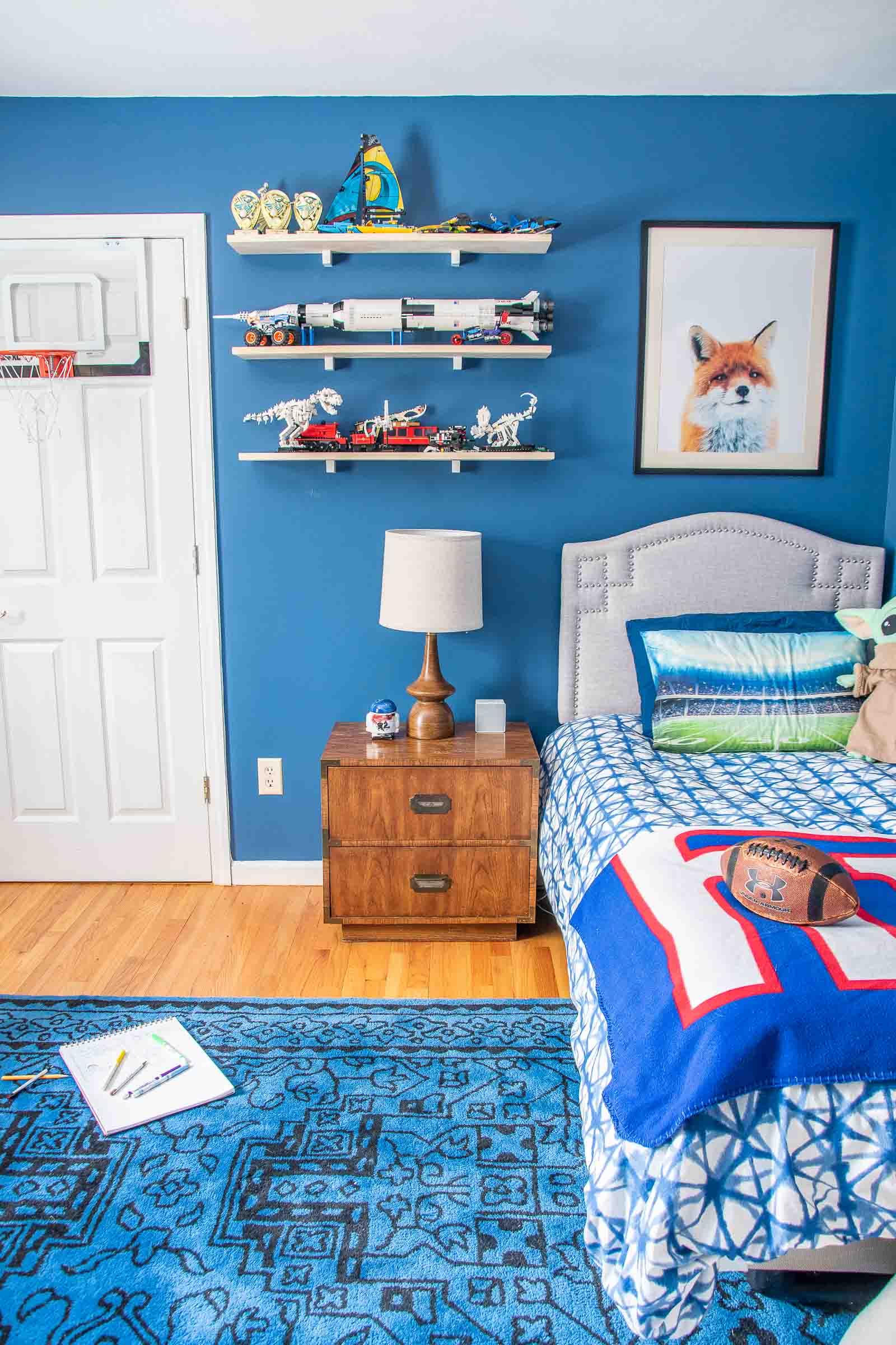 Painted Blue Bedroom At Charlotte s House