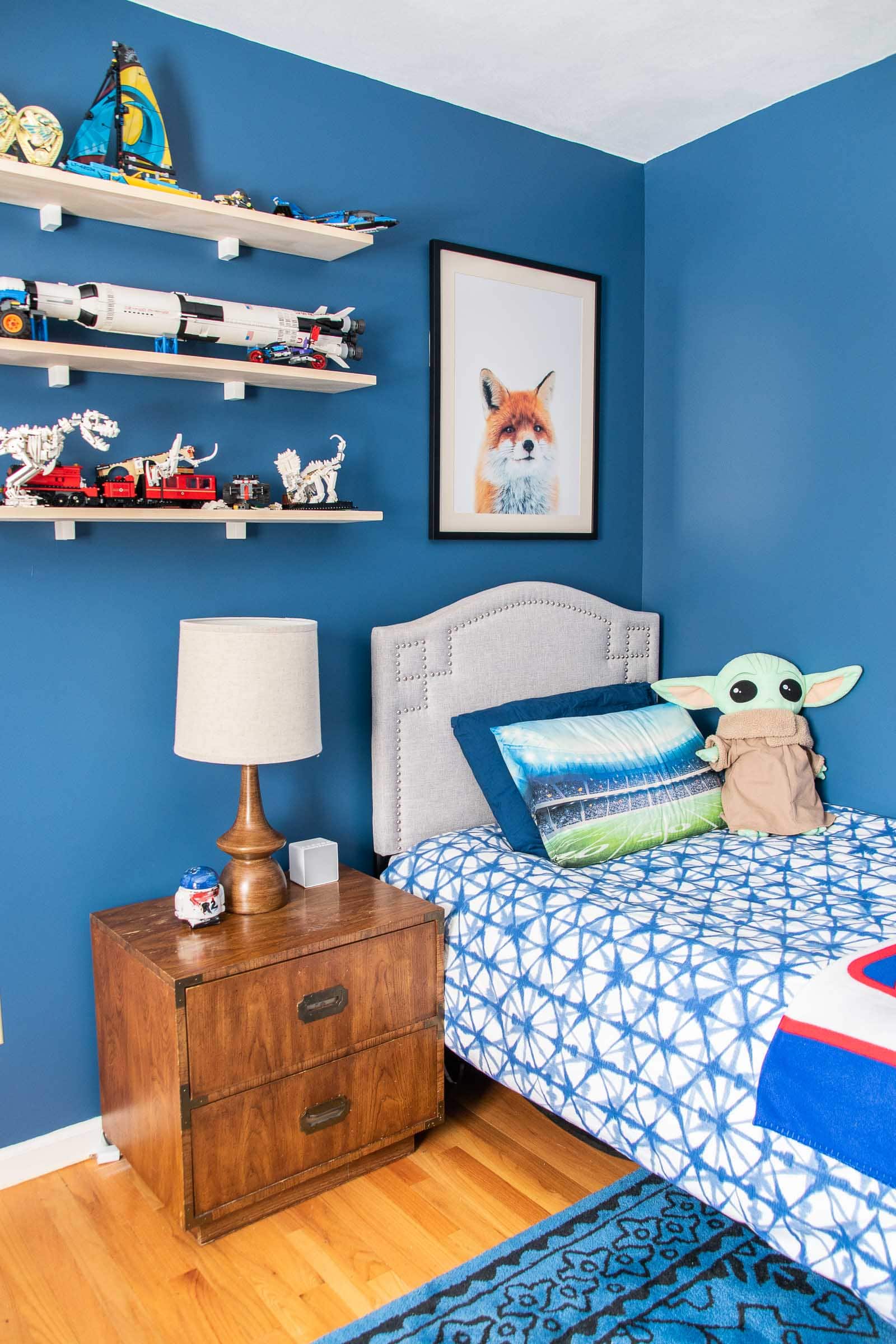 Painted Blue Bedroom At Charlotte s House