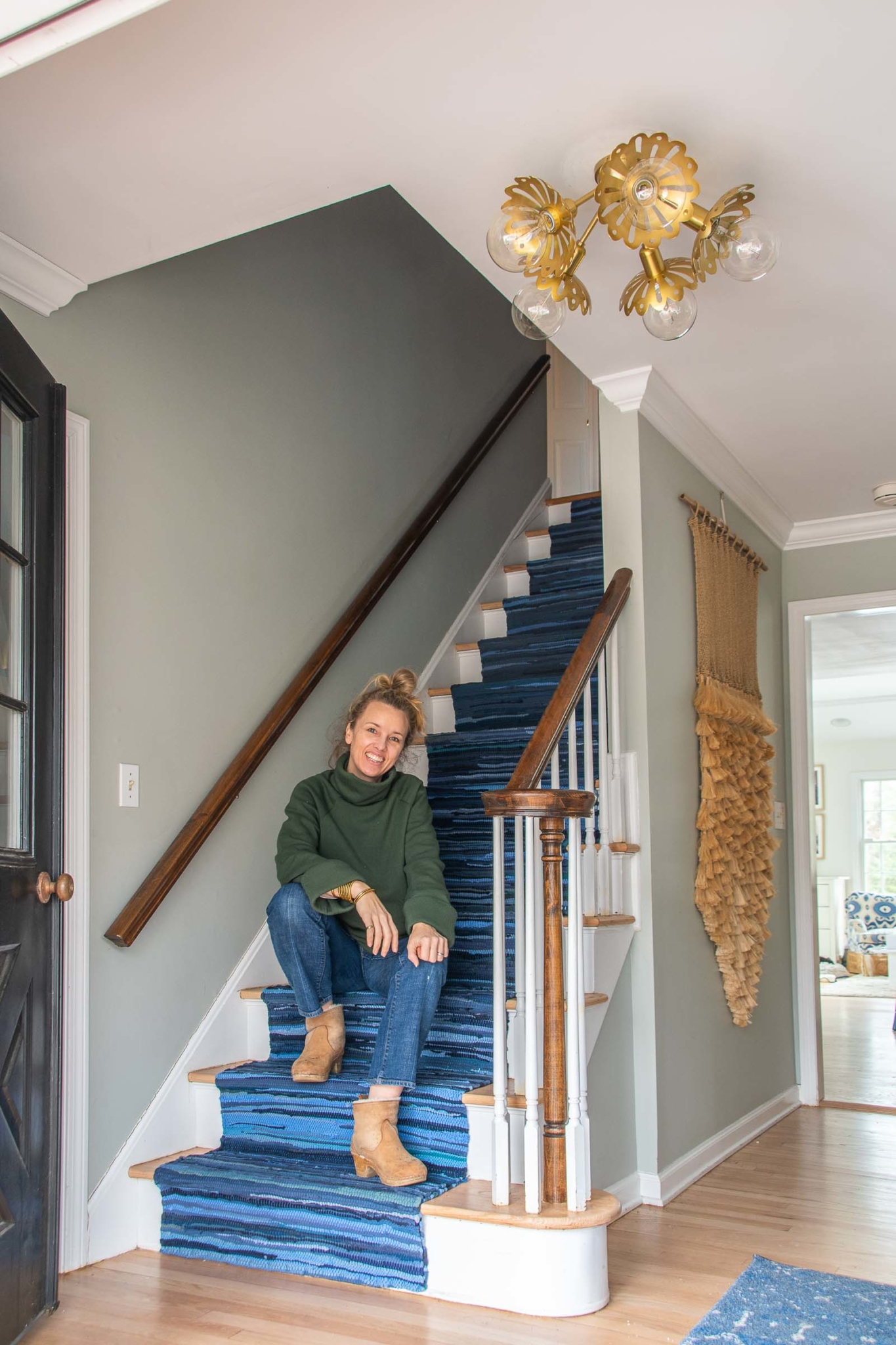 How to Install a Stair Runner for Cheap - At Charlotte's House