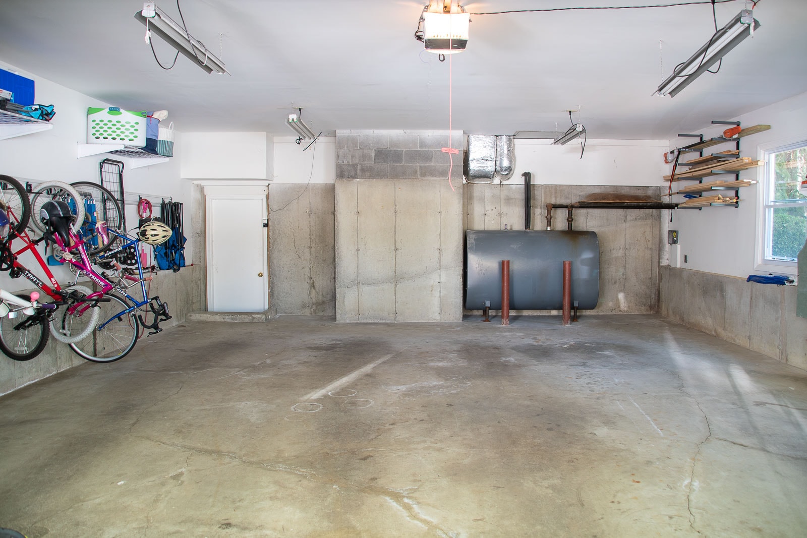 empty garage before