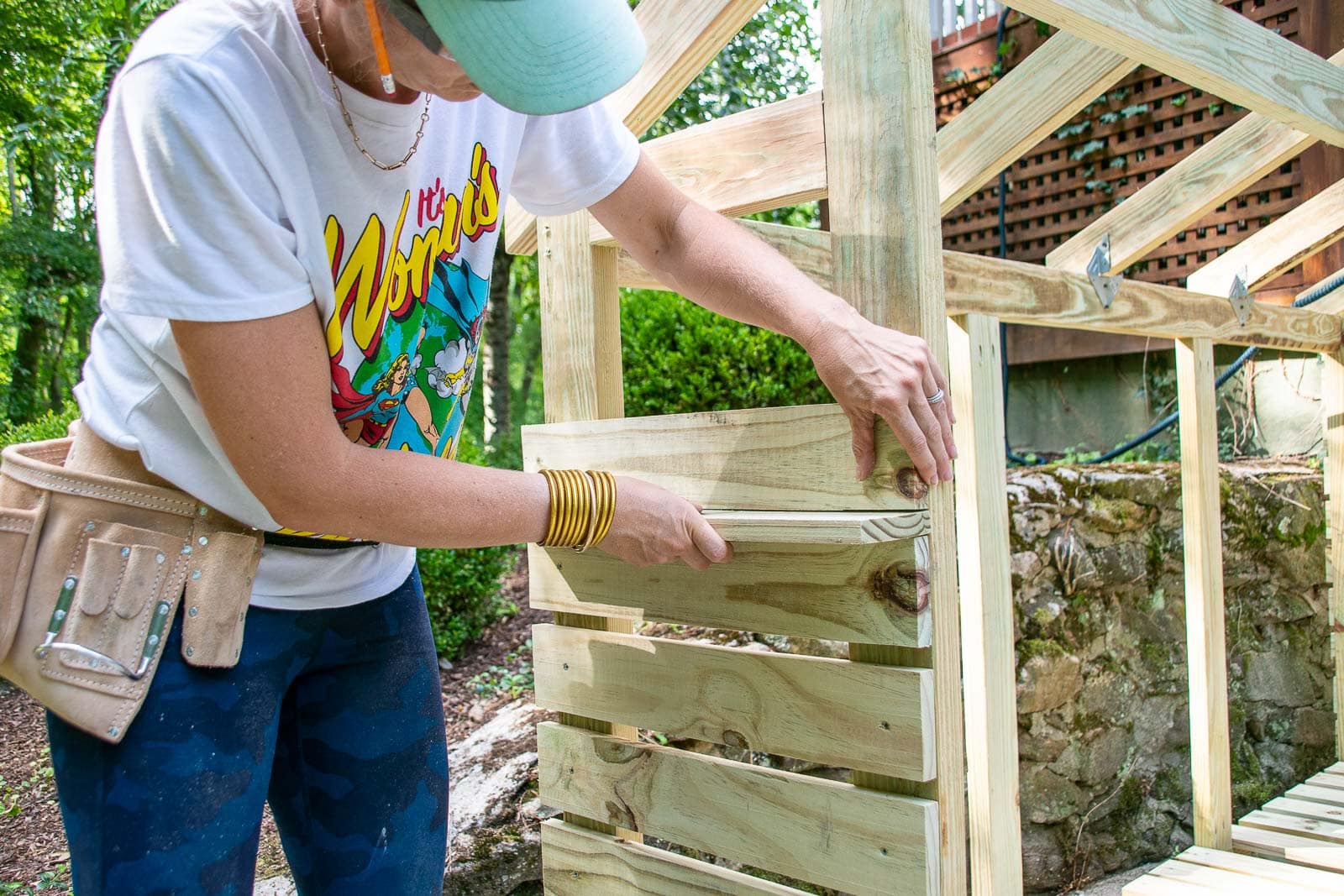 Adding siding to shed