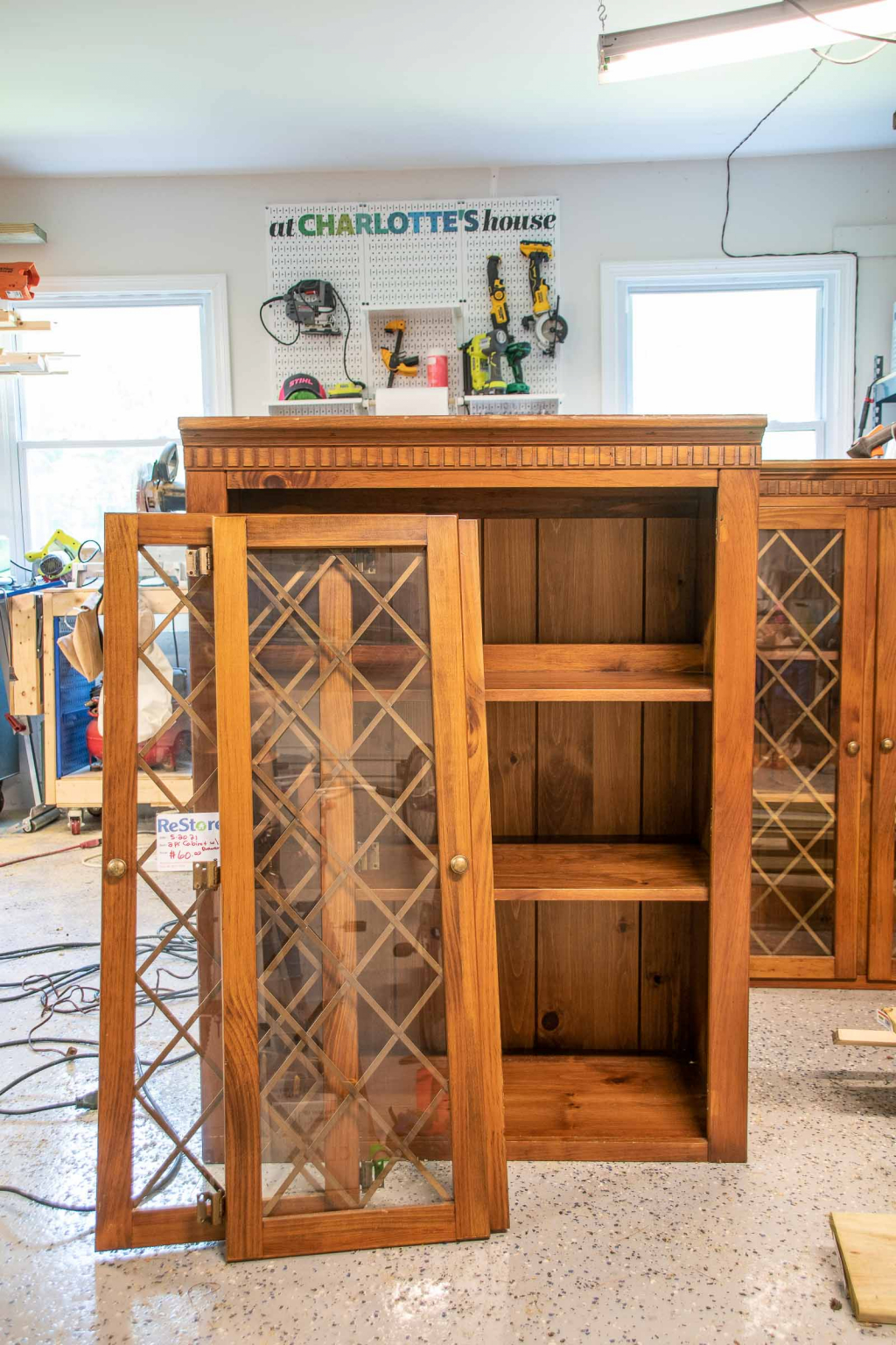 DIY Built In Bookshelves from Thrifted At Charlotte's House