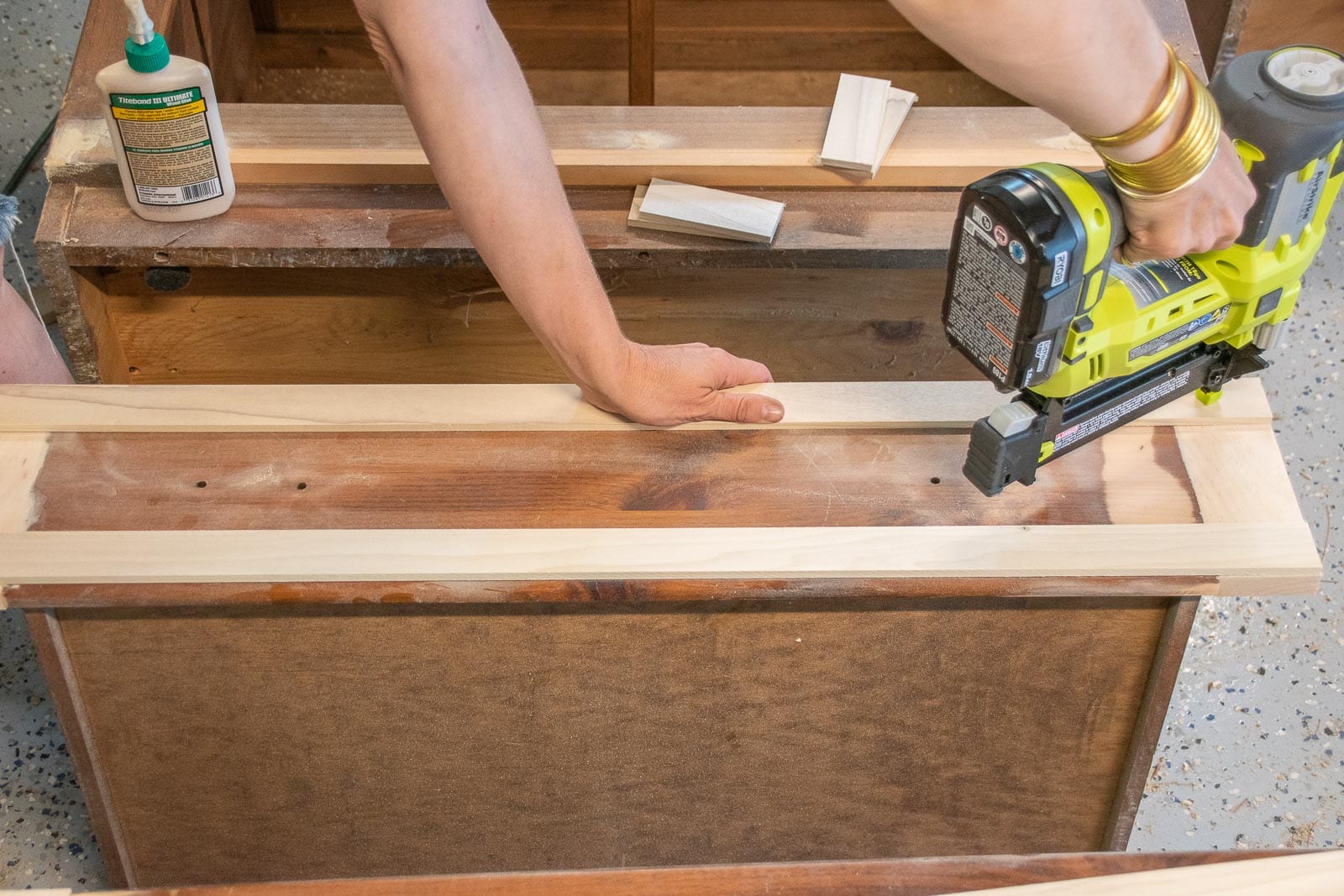 changing the cabinet drawer fronts