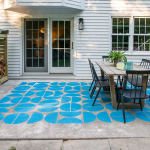 Behr valley of the glaciers painted patio