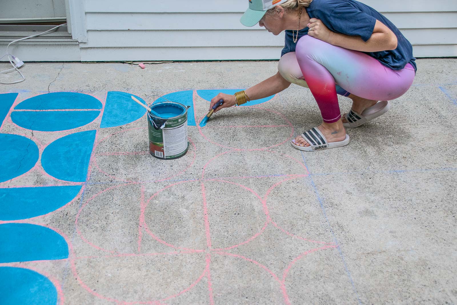 paint the concrete patio